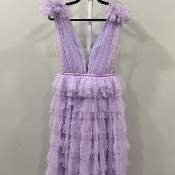 SAU LEE Sabrina Gown in Lavender - Picture 7 of 16